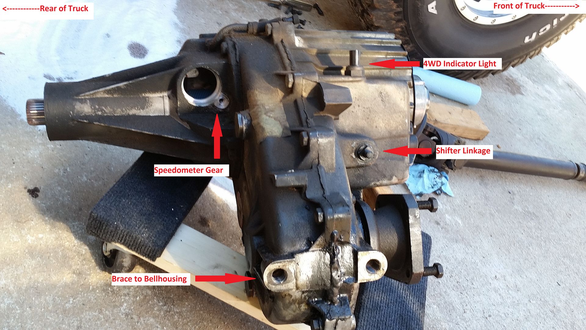 1987 Transfer Case Removal with Pics